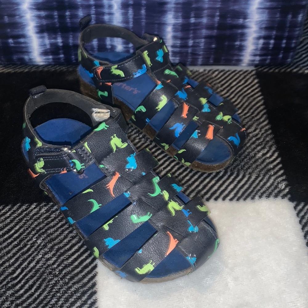 Carters Dinosaur Toddler size 9 Sandals